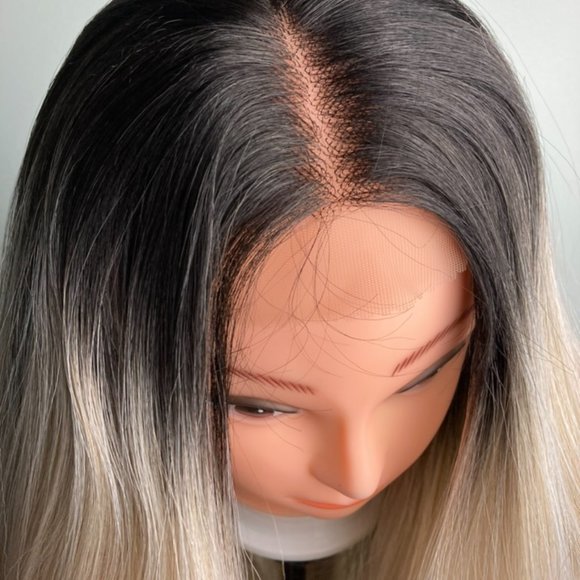 Ombre Blonde Lace Front Wig - Picture 7 of 10